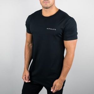 Alphalete Black Script T-Shirt